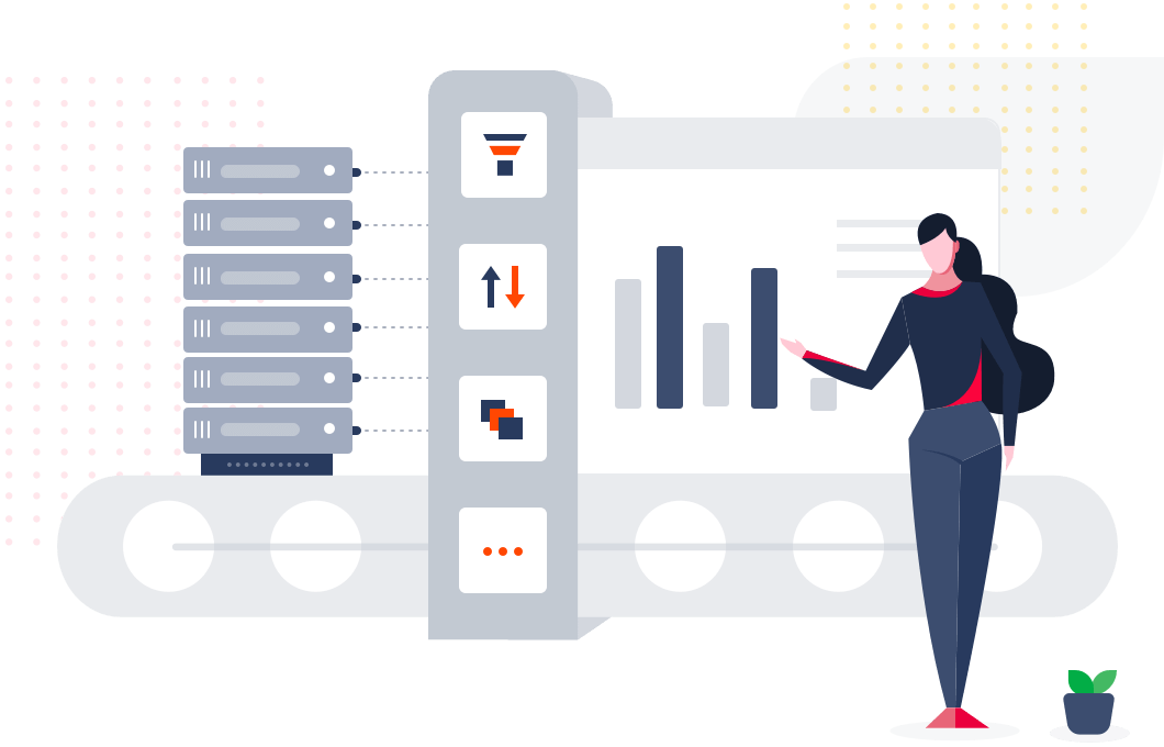 Filter, group, and sort data