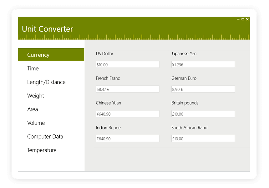 Unit converter