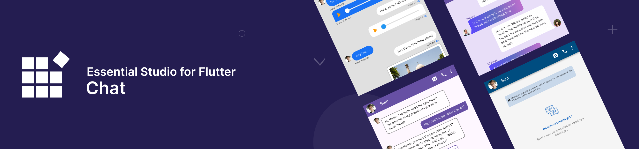 Syncfusion Flutter Chat banner