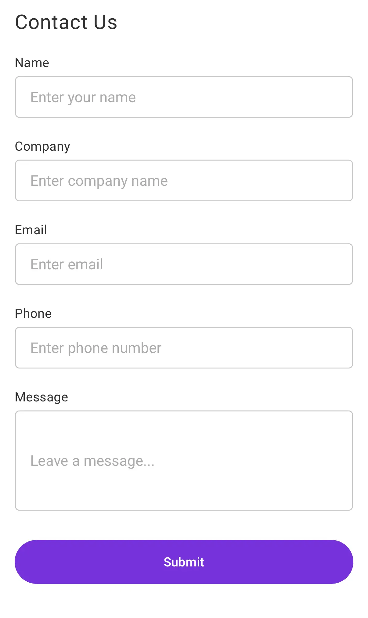Contact us