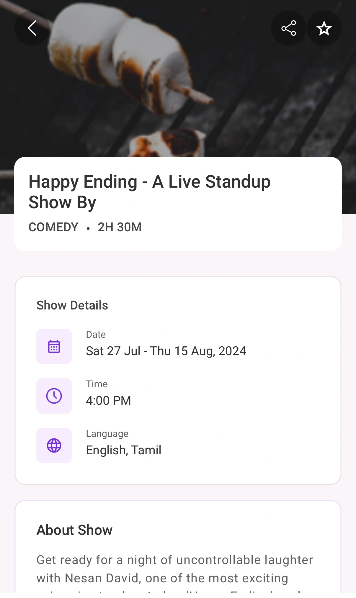 Event detail