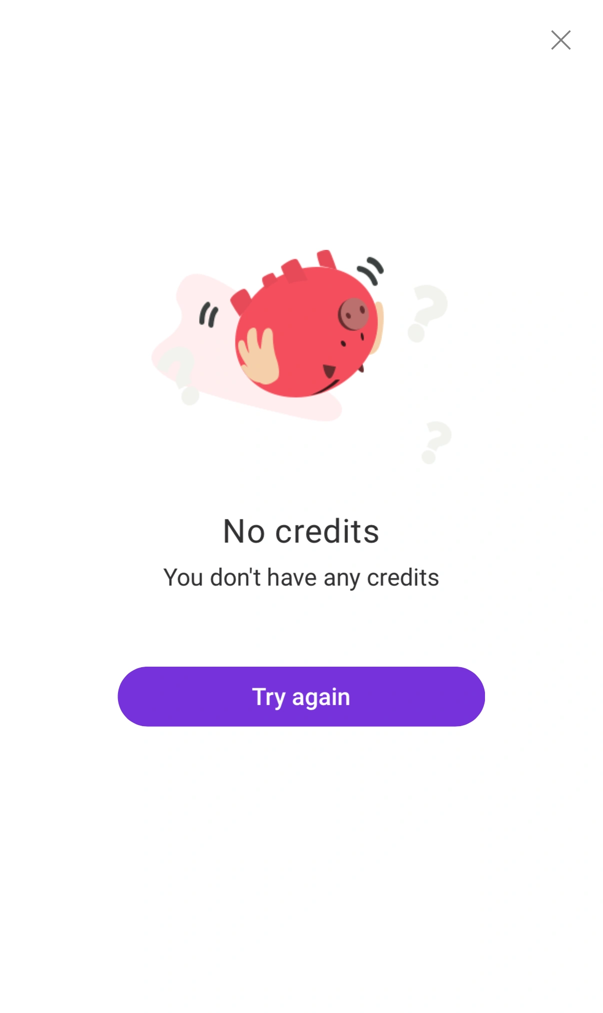 No credits