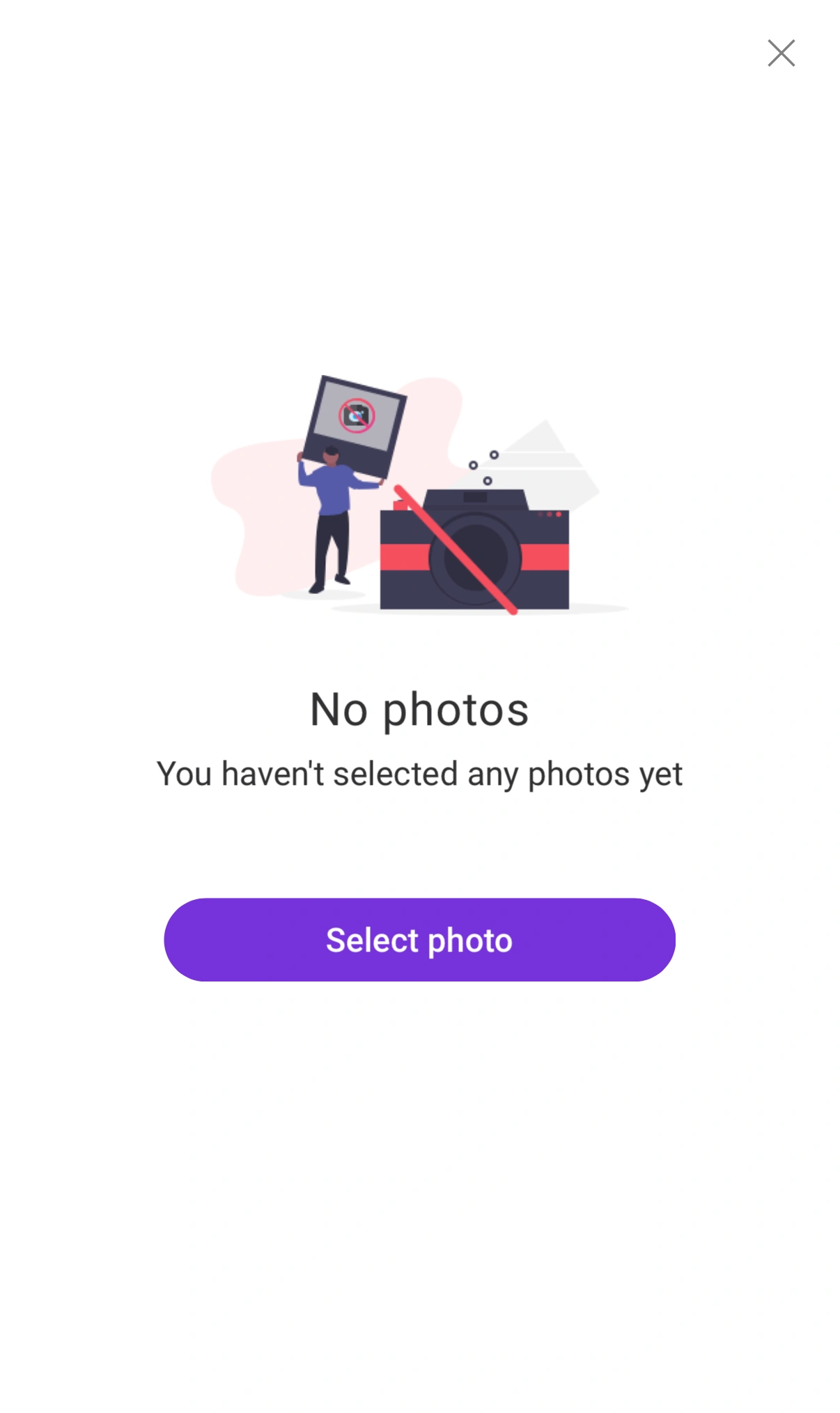 No internet connection