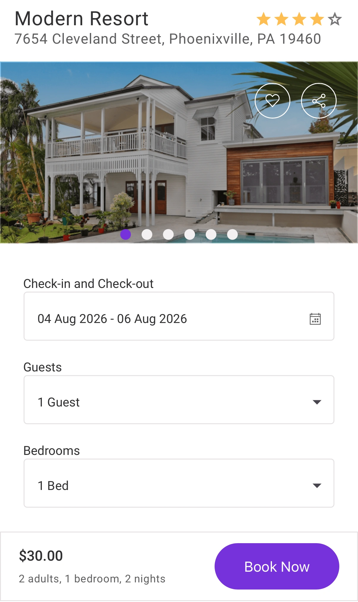 Room booking