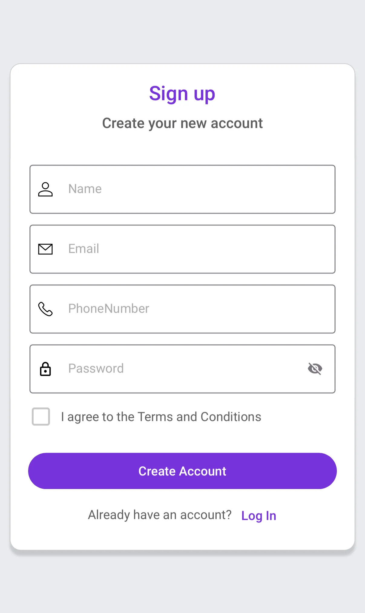 Sign up