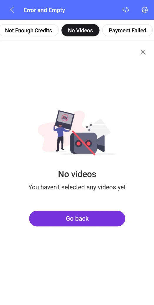 No videos