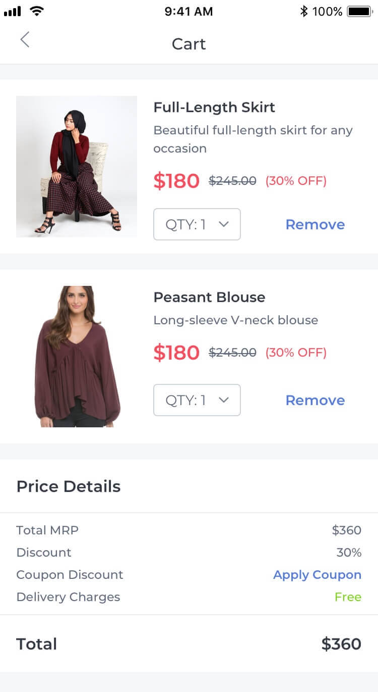 Ecommerce Payment Mobile Template