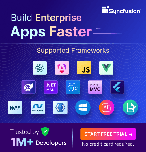 Syncfusion Ad