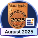 Essential Studio wins three bronze medals and Bold BI wins a gold and a bronze in the 2025 Visual Studio Magazine Reader's Choice Awards
