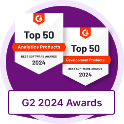 Customer reviews earned Essential Studio and Bold BI top-tier awards in G2's 2024 Best Software Awards.