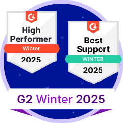 Bold Reports earned the High Performer and Best Support badges in G2 Winter 2025.