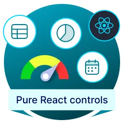 Syncfusion® releases a third set of high-performance Pure React controls