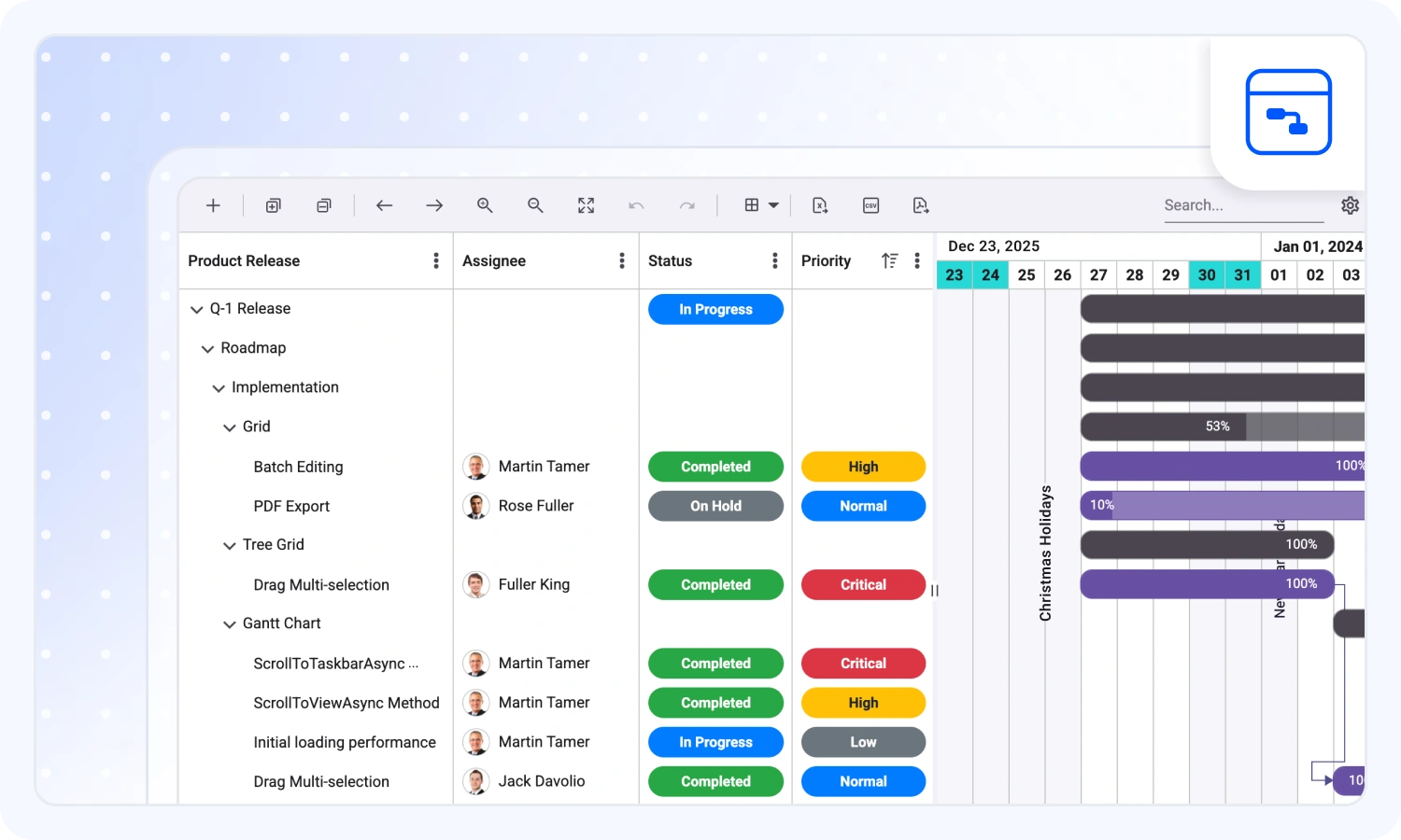 Gantt SDK
