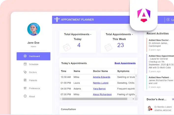 Angular framework