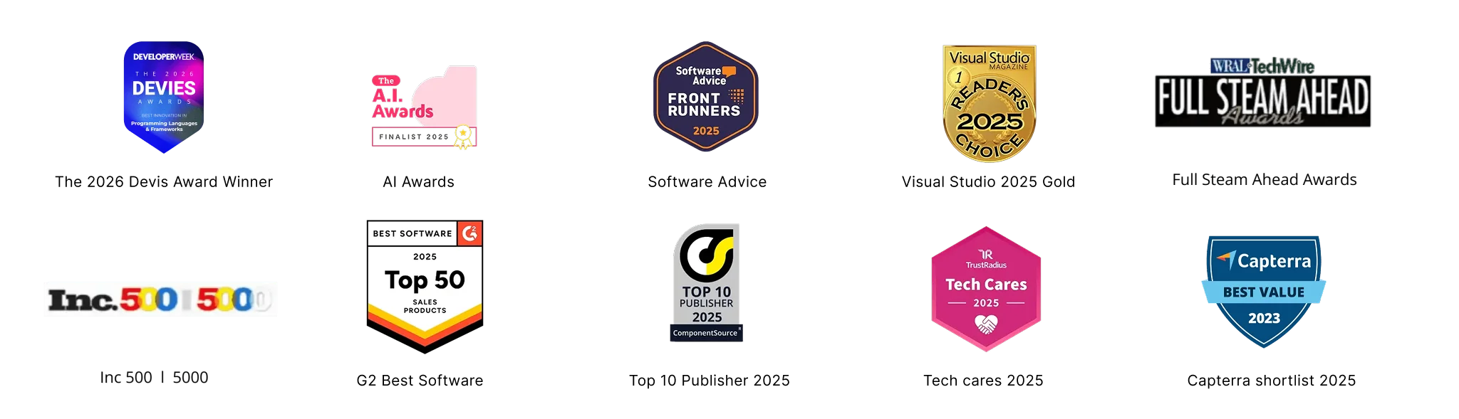 Syncfusion Awards