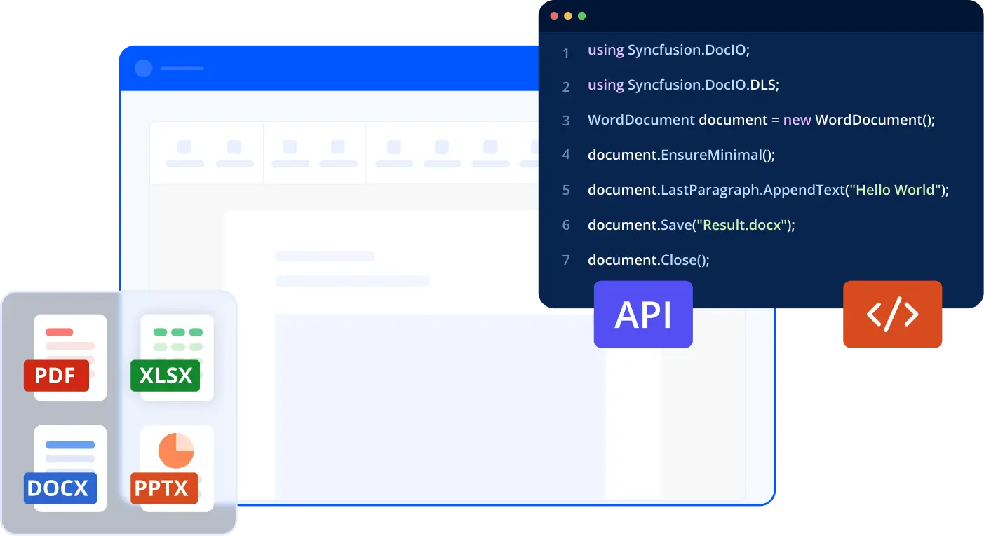 Syncfusion Document processing libraries