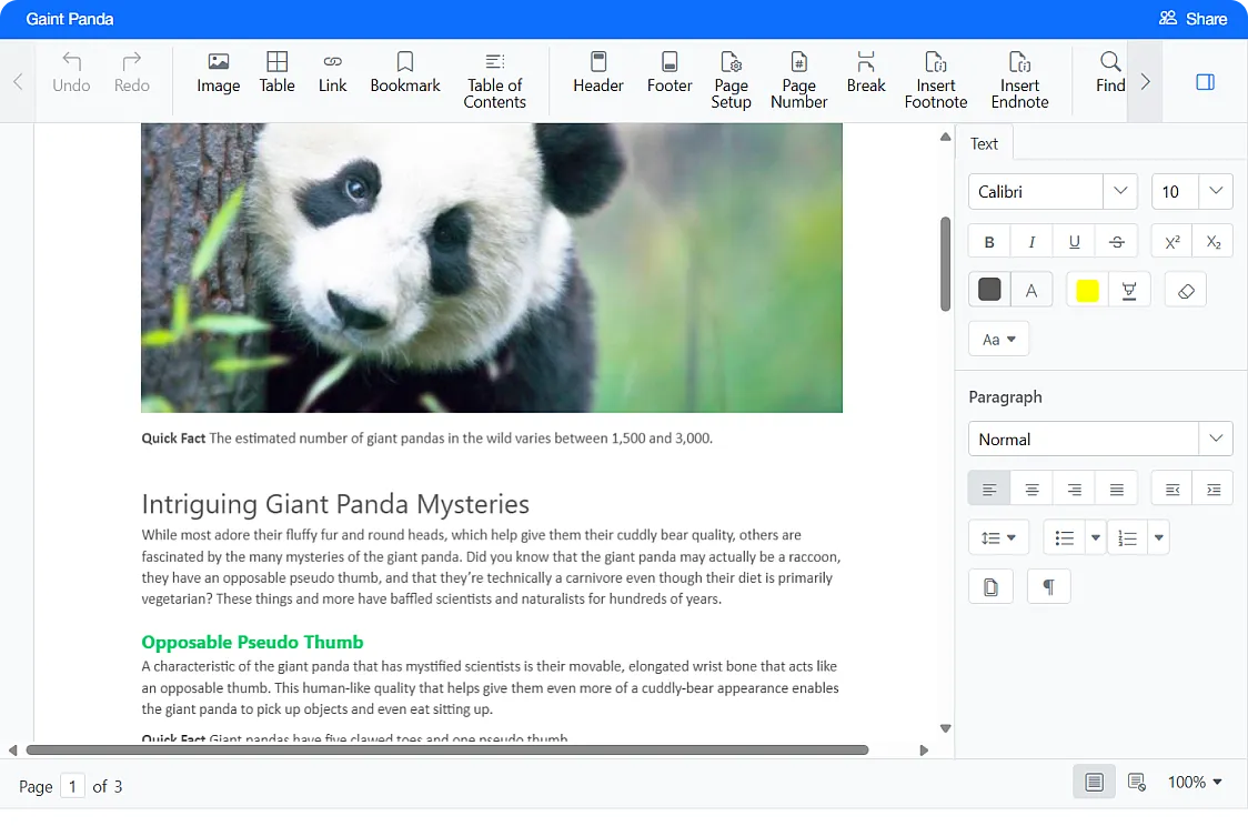 Collaborative Document Editing using React | Syncfusion Showcase App