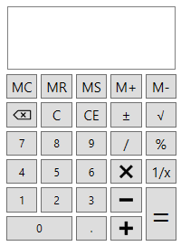 WPF Calculator