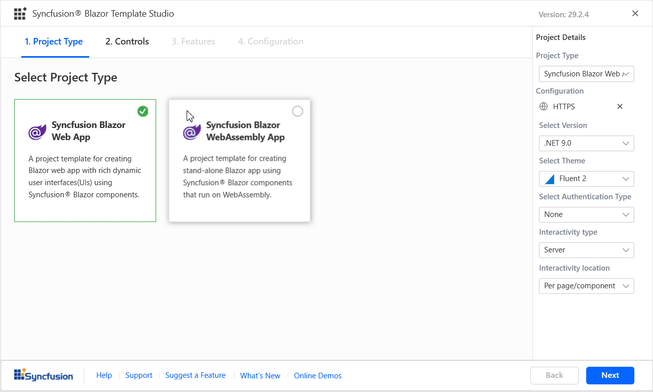 Syncfusion Blazor Extensions Configurations