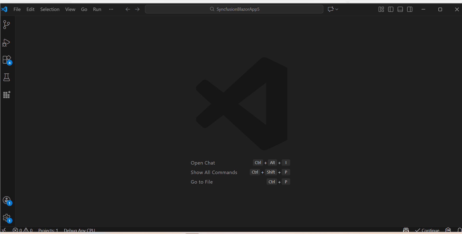 Syncfusion Blazor Extensions Configuration