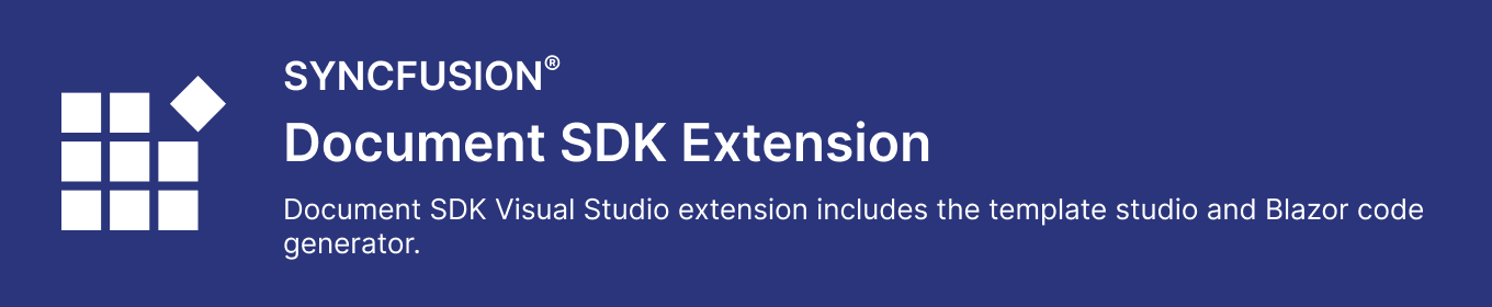 Syncfusion Document SDK Extensions 