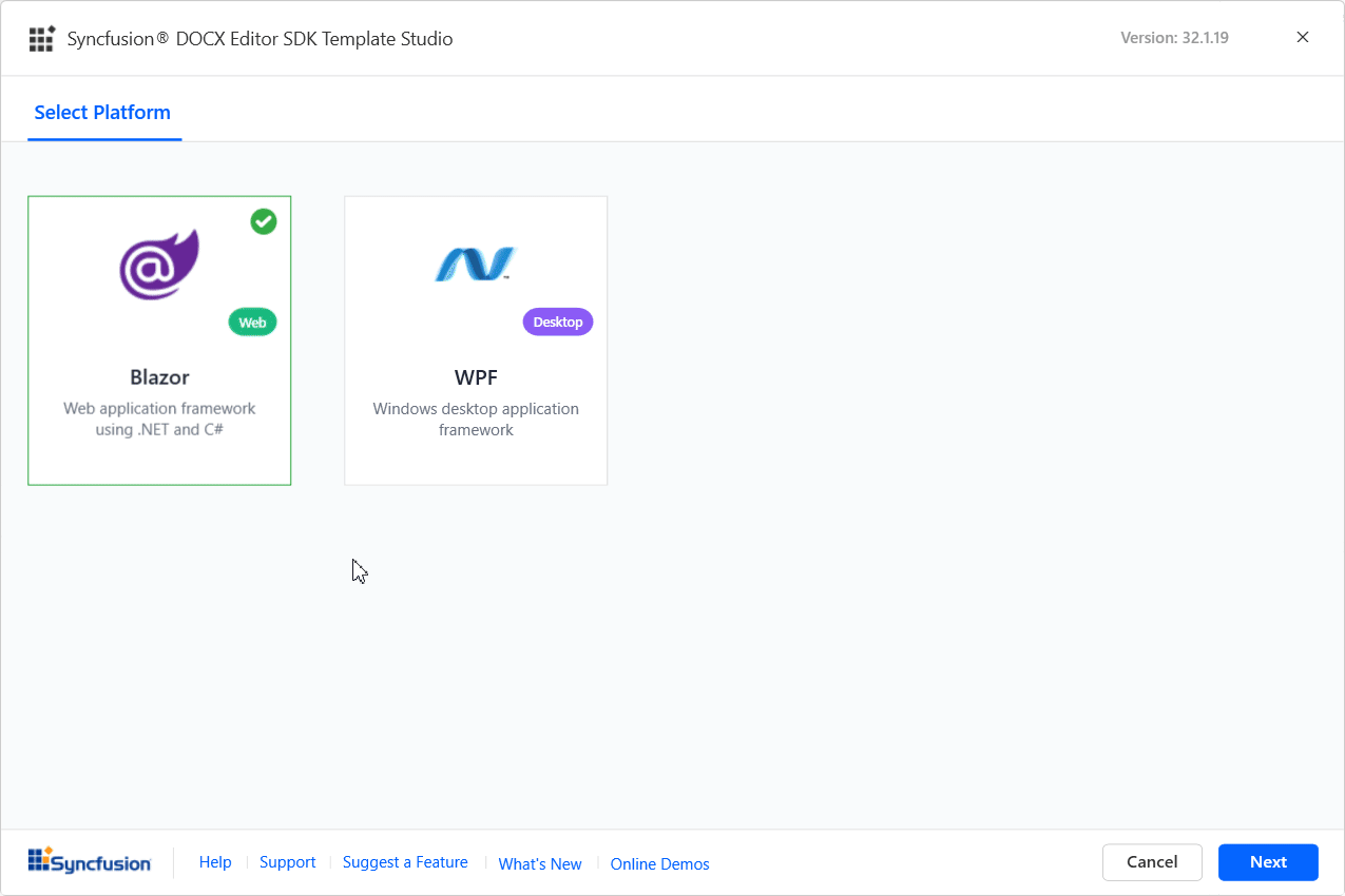 Syncfusion DOCX Editor SDK Extension Configurations