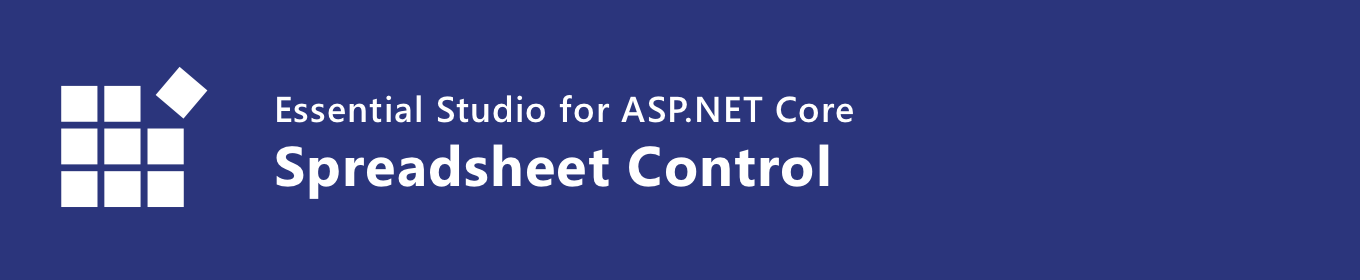 syncfusion asp.net core spreadsheet control banner