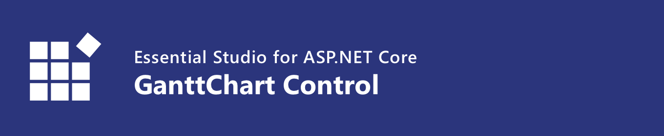 Syncfusion ASP.NET Core Gantt Chart control