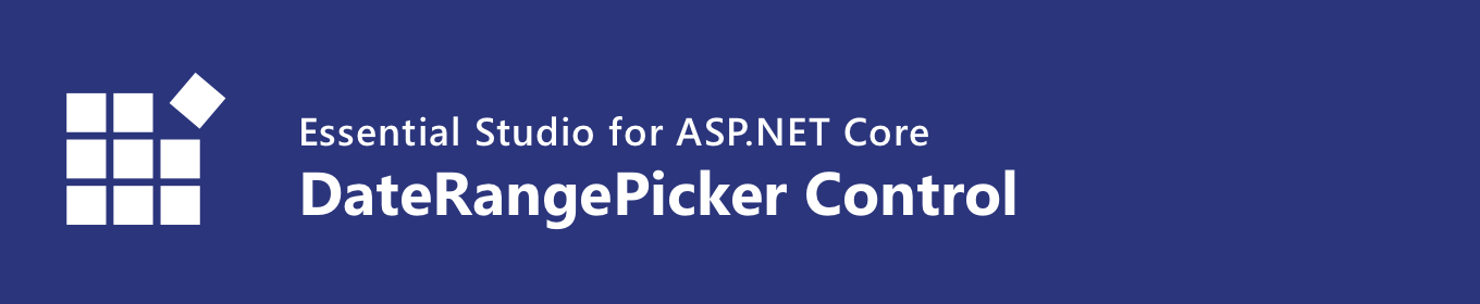 syncfusion asp.net core daterangepicker control