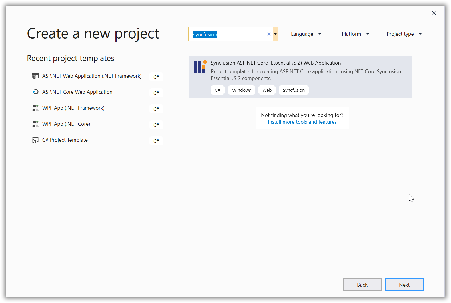 visual studio extensions for net framework 3.0