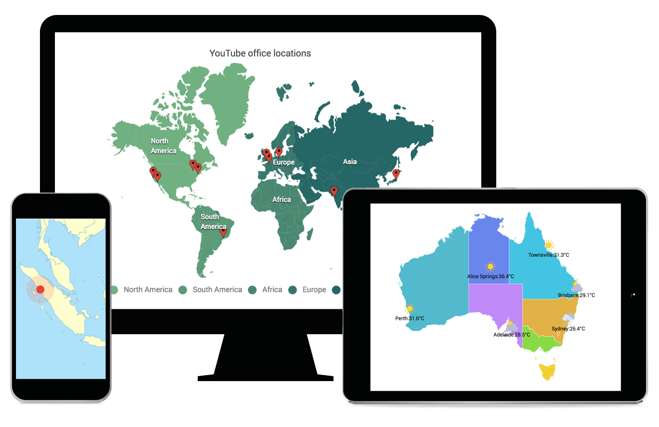 Интерактивная карта svg