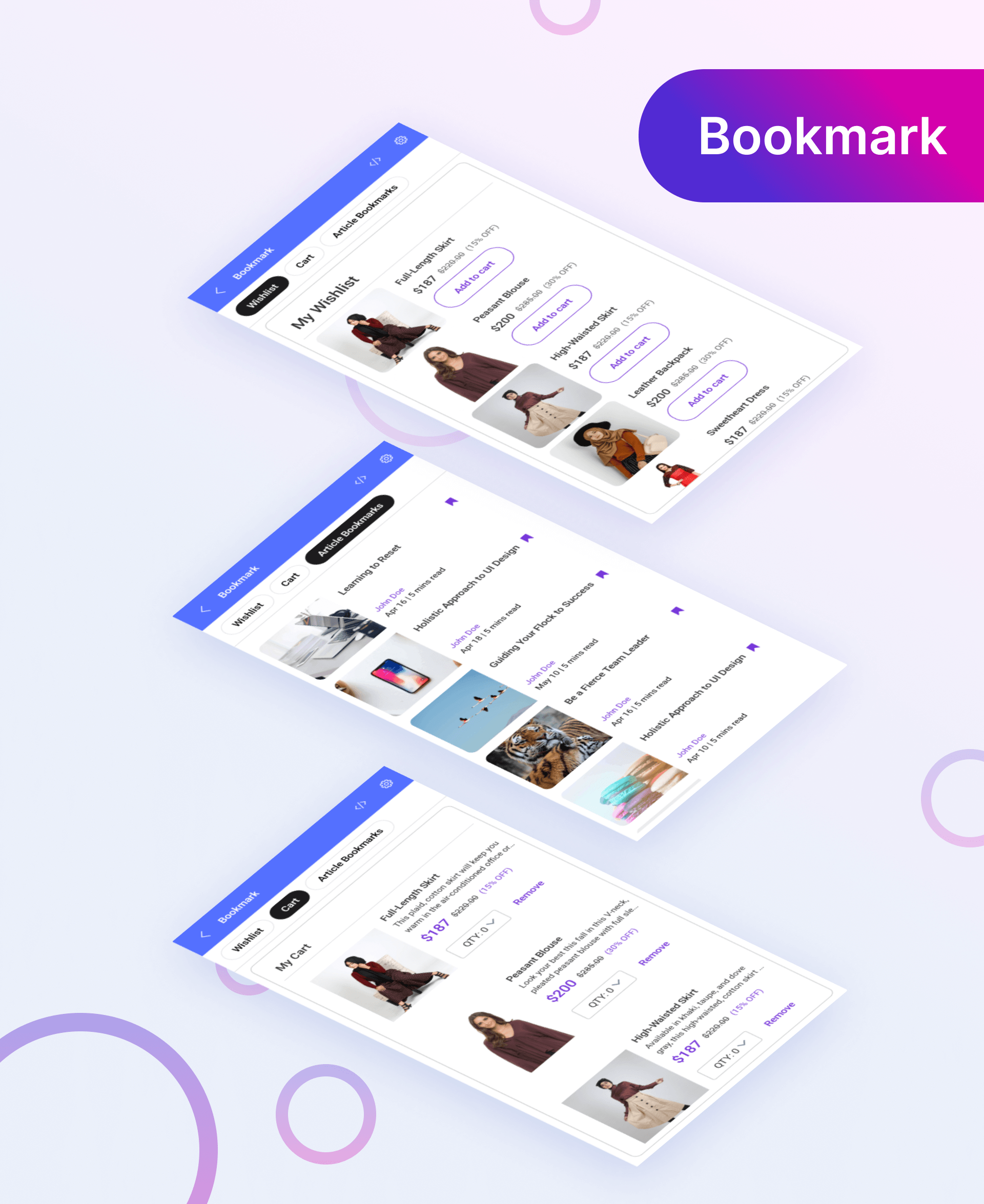 MAUI UI Kit - Bookmark