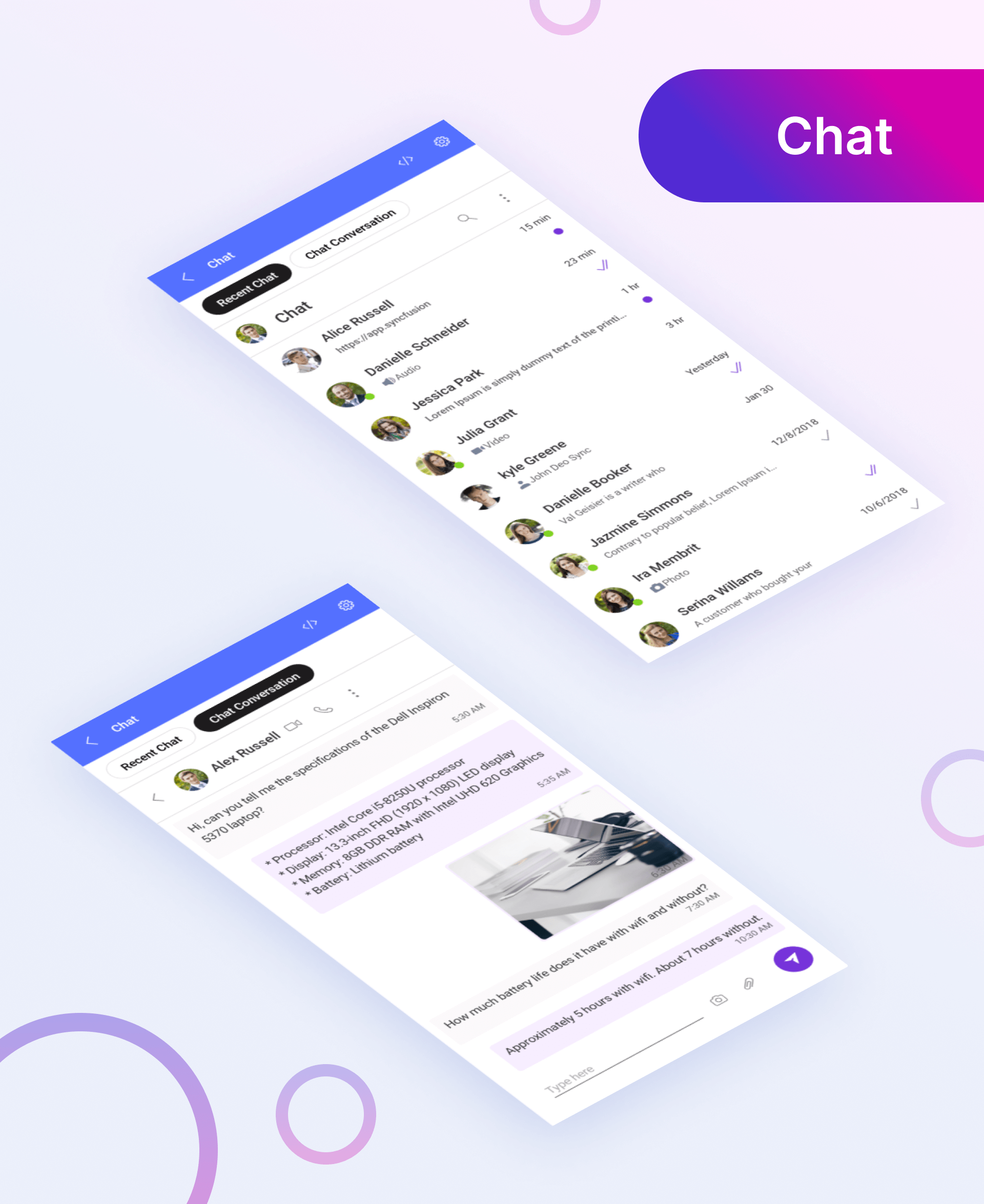 MAUI UI Kit - Chat