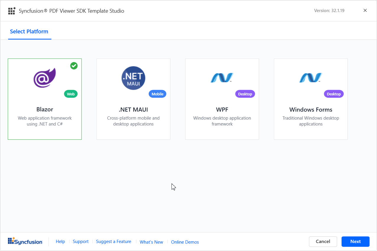 Syncfusion PDF Viewer SDK Extension Configurations