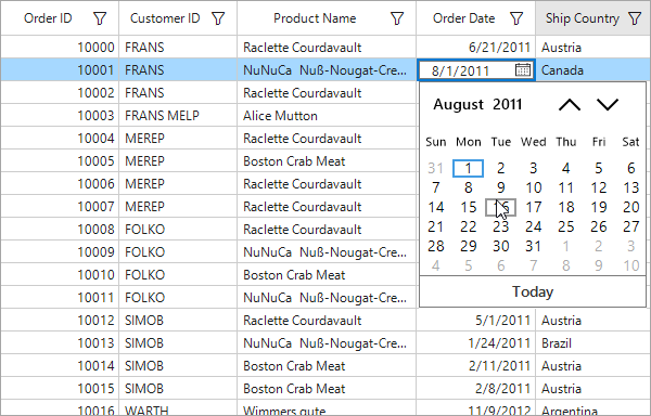 WinForms datagrid editing