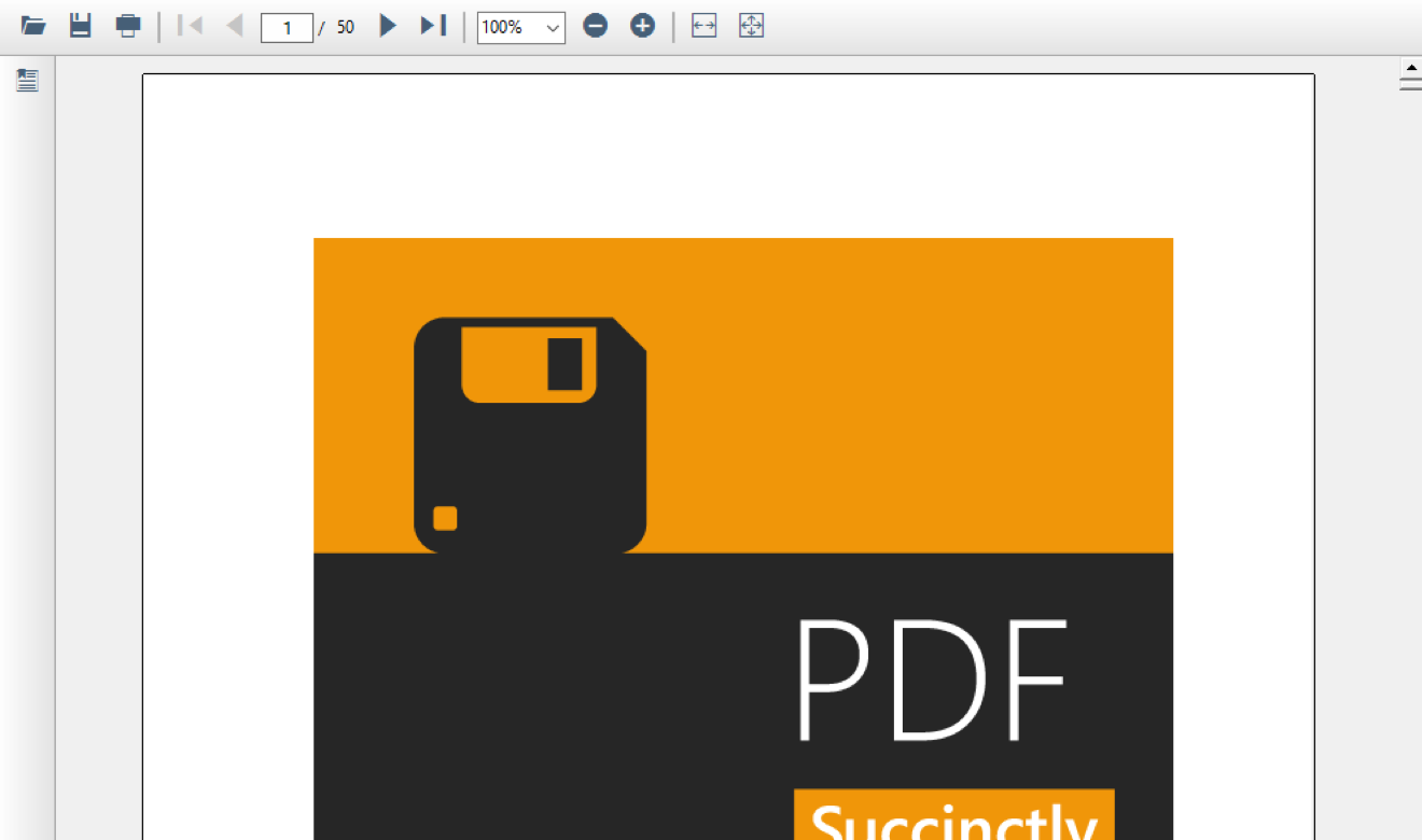 Syncfusion WinForms PDF Viewer