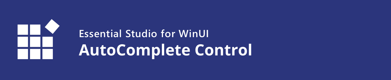 WinUI AutoComplete banner